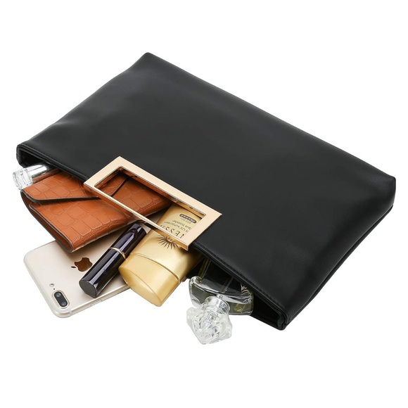 CHARMING TAILOR Fashion PU Leather Handbag Stylish Clutch Purse - Picture 4 of 9